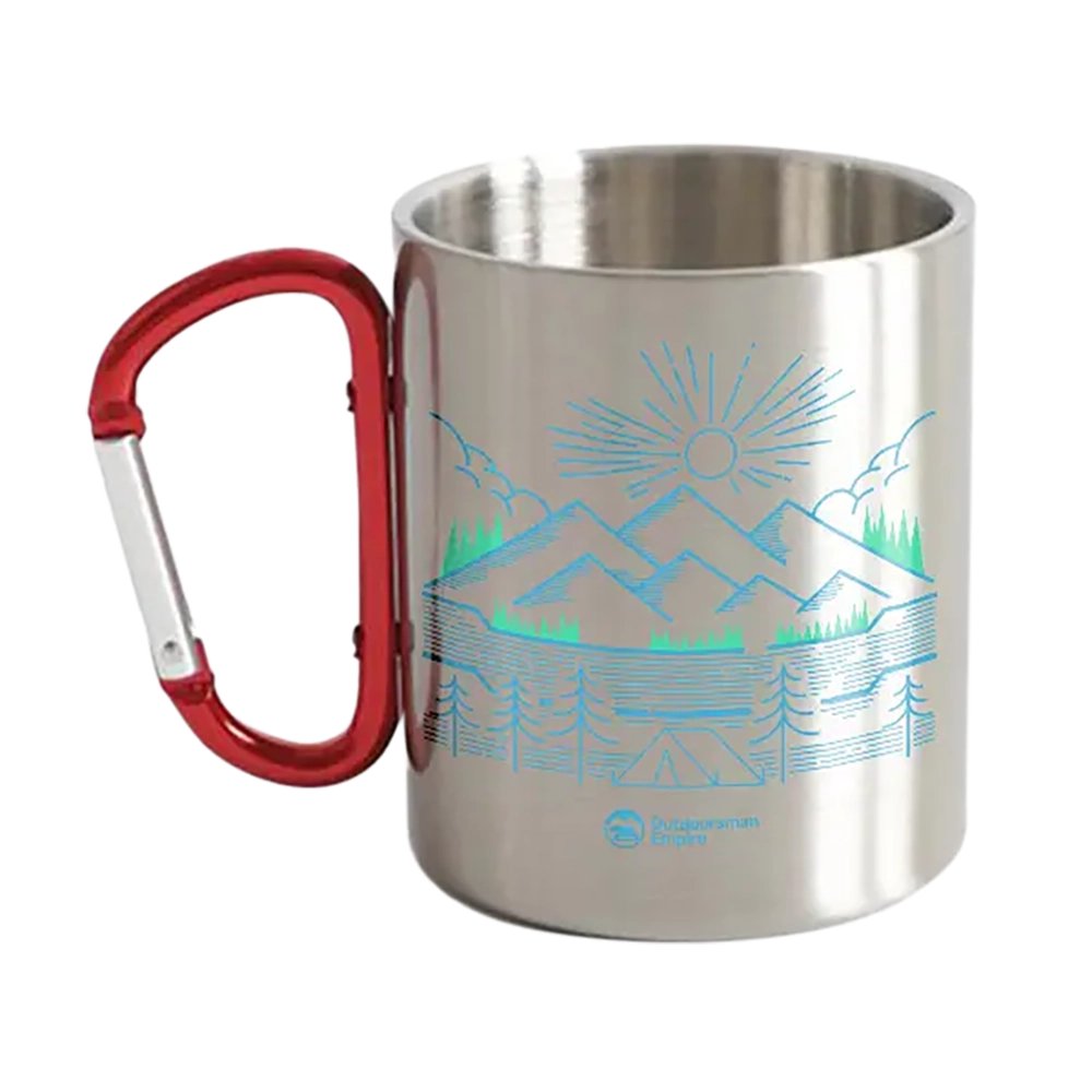 Camping Lines Carabiner Mug 12oz