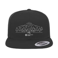 Thumbnail for Camping Triangles Embroidered Flat Bill Cap