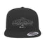 Camping Triangles Embroidered Flat Bill Cap