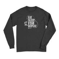 Thumbnail for Eat Sleep Fish Repeat Men Long Sleeve Shirt