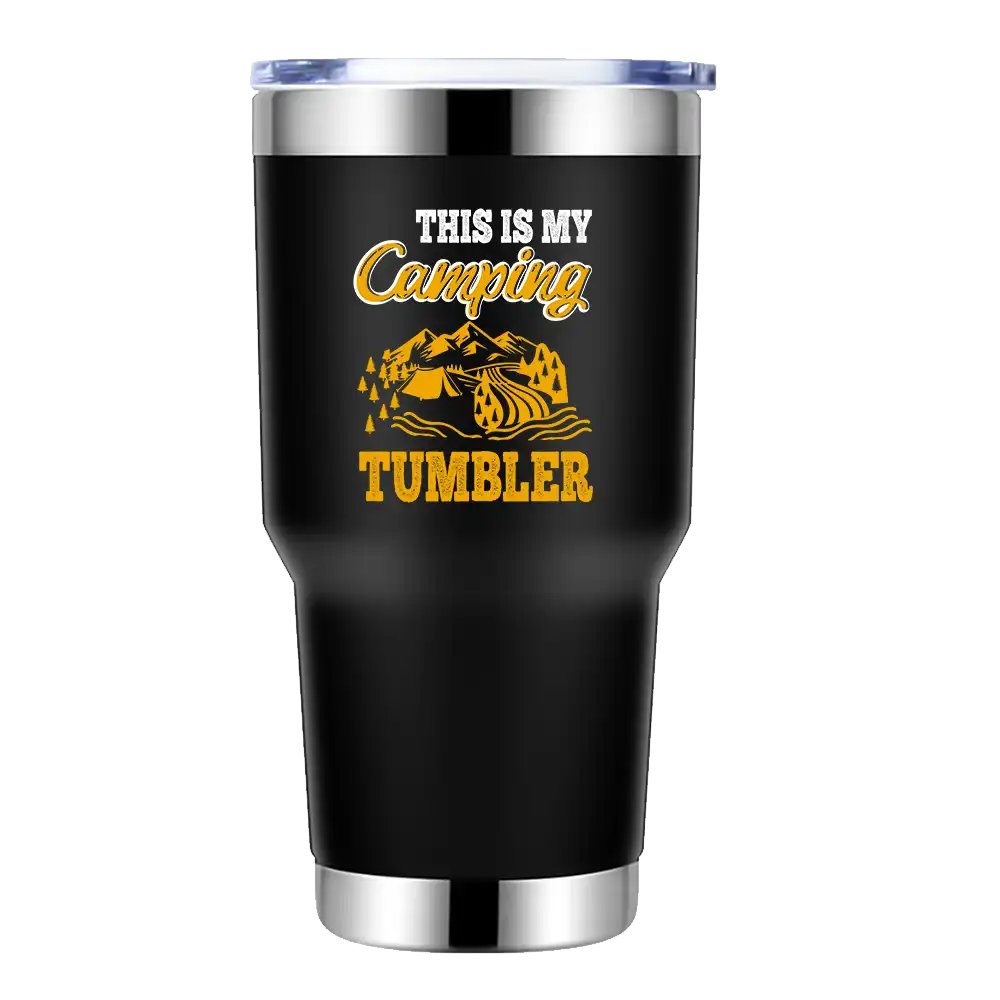 This Is My Camping Tumbler 30oz Insulated Vacuum Sealed Tumbler
