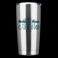Thumbnail for Adventure Is Calling 20oz Tumbler - silver