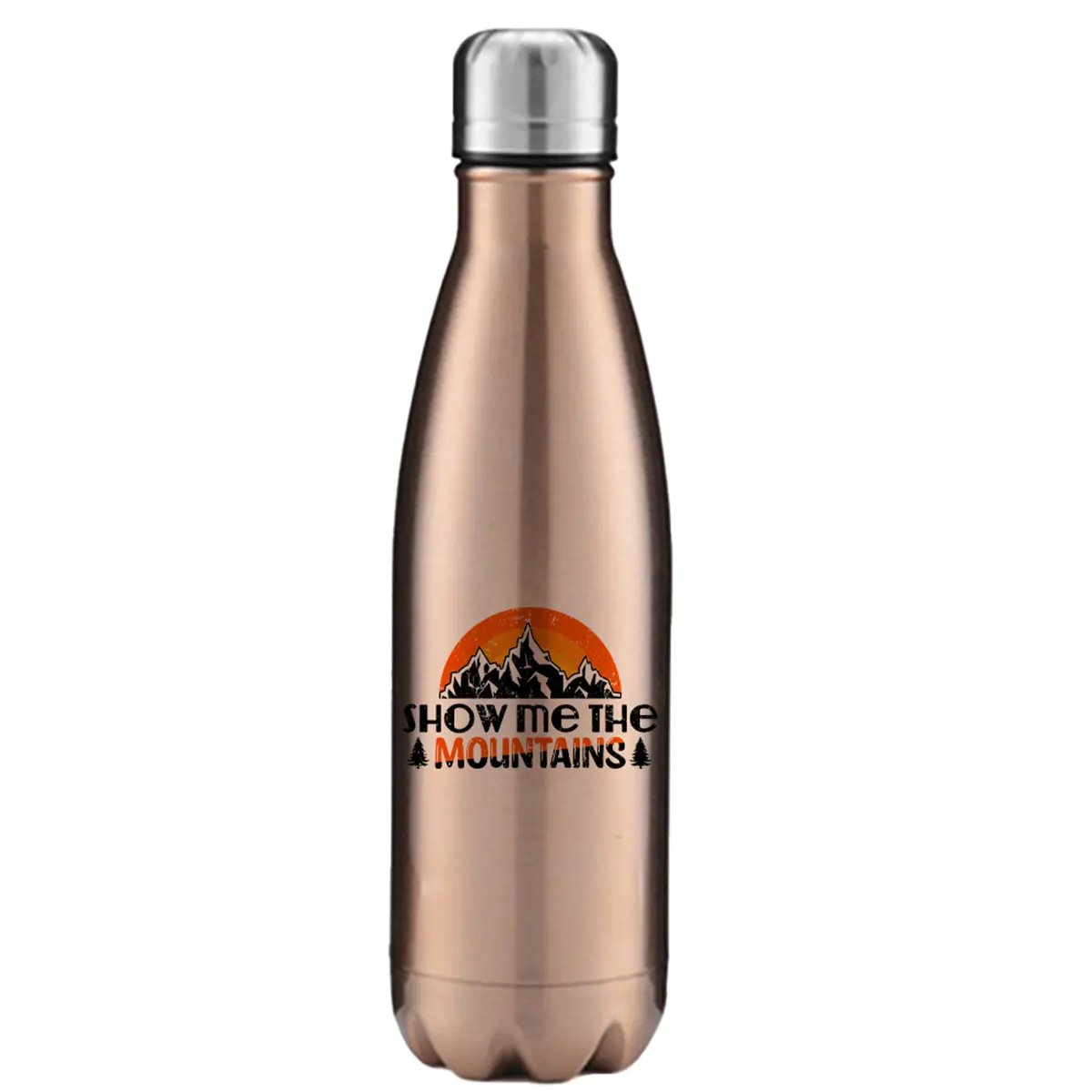 Hiking Show Me To The Mountains Stainless Steel Water Bottle