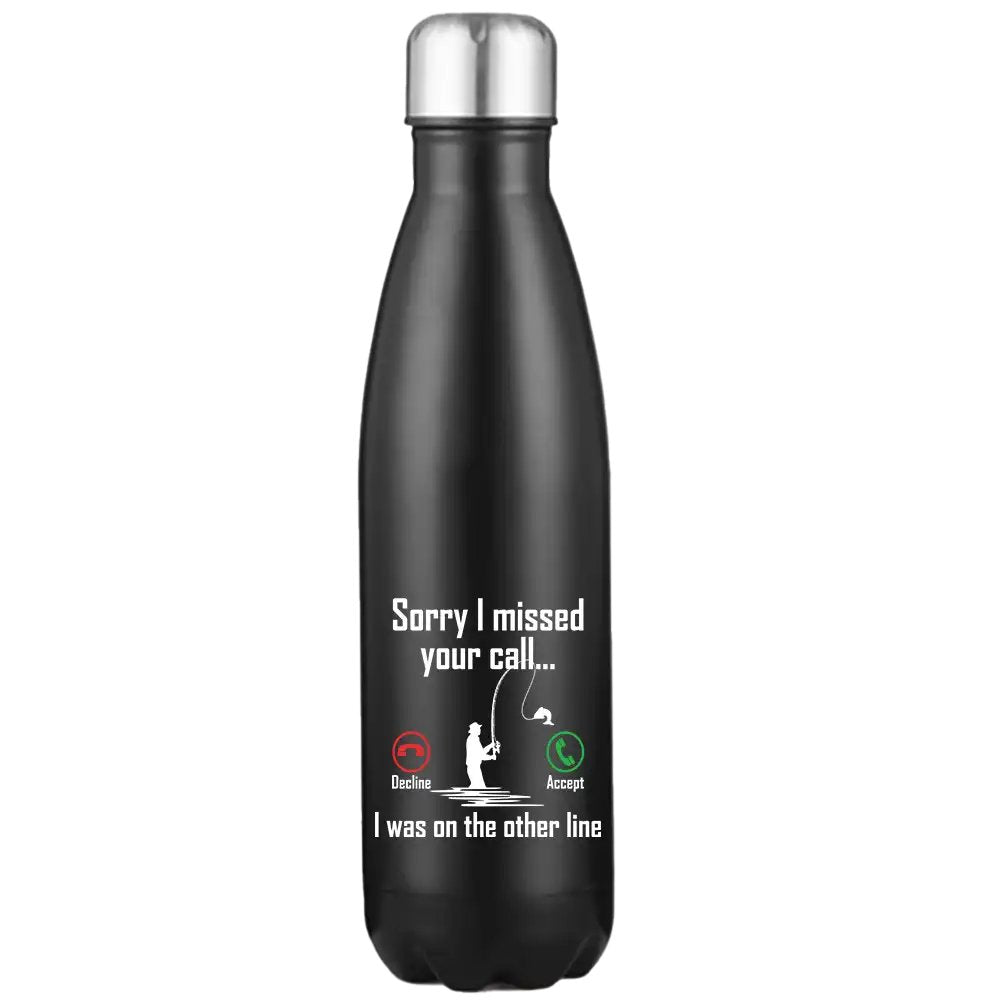 I Was On Another Line v2 Stainless Steel Water Bottle
