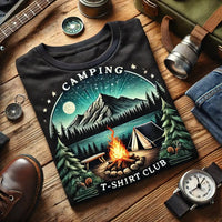 Thumbnail for Camping T-Shirt Club - Black