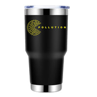 Thumbnail for Pollution Eater 30oz Double Wall Stainless Steel Water Tumbler Black