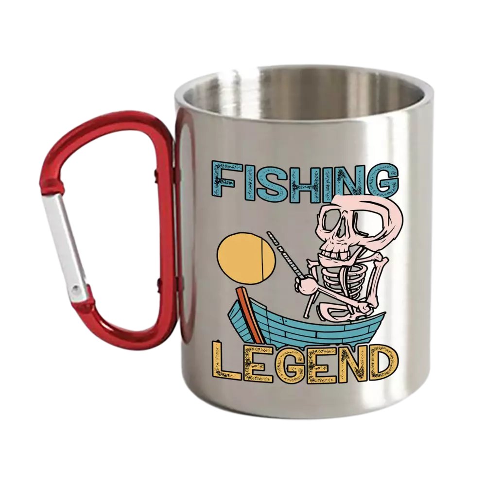 Fishing Legend Carabiner Mug 12oz