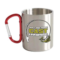 Thumbnail for Just One More Cast Carabiner Mug 12oz