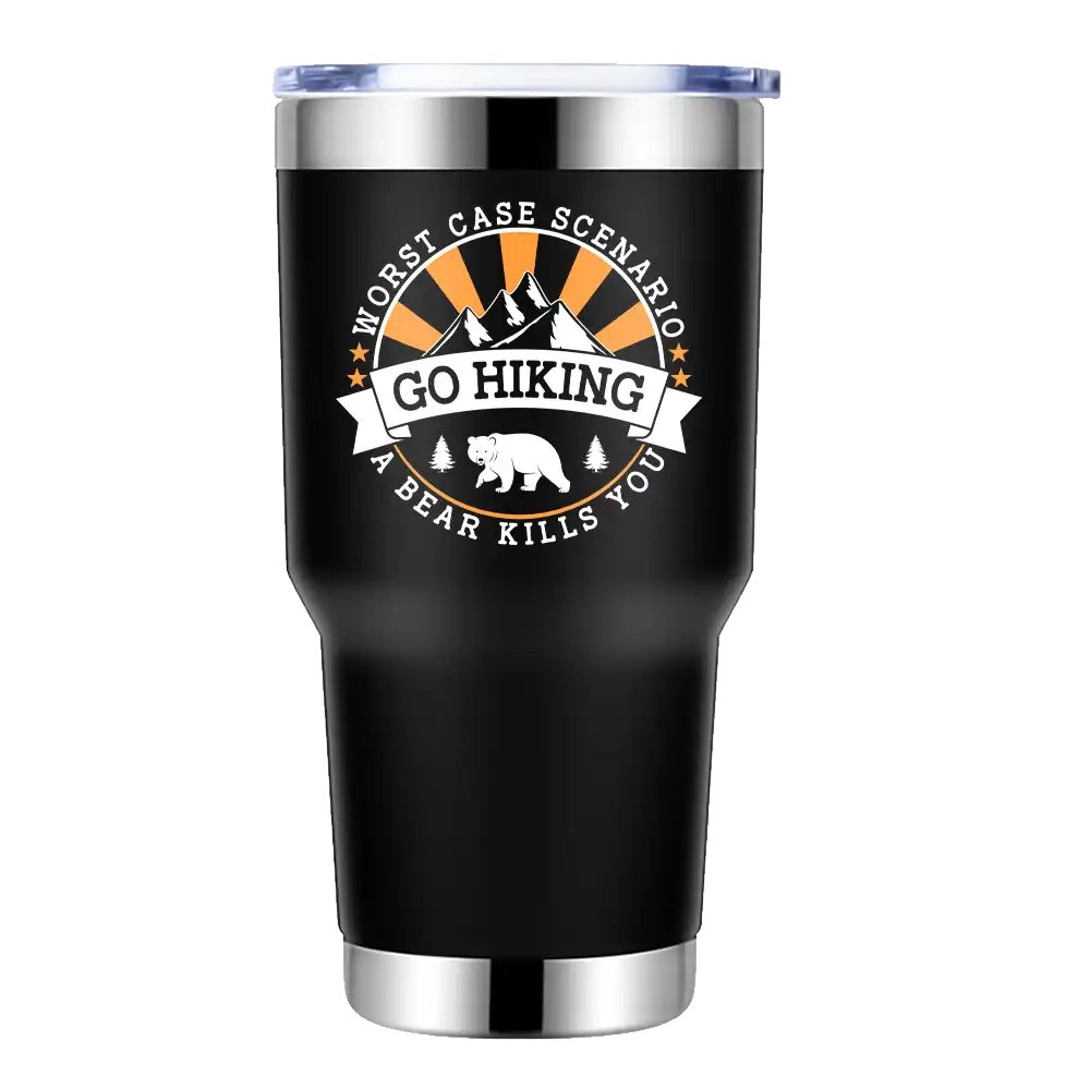 Hiking Worst Case Scenario 30oz Tumbler Black