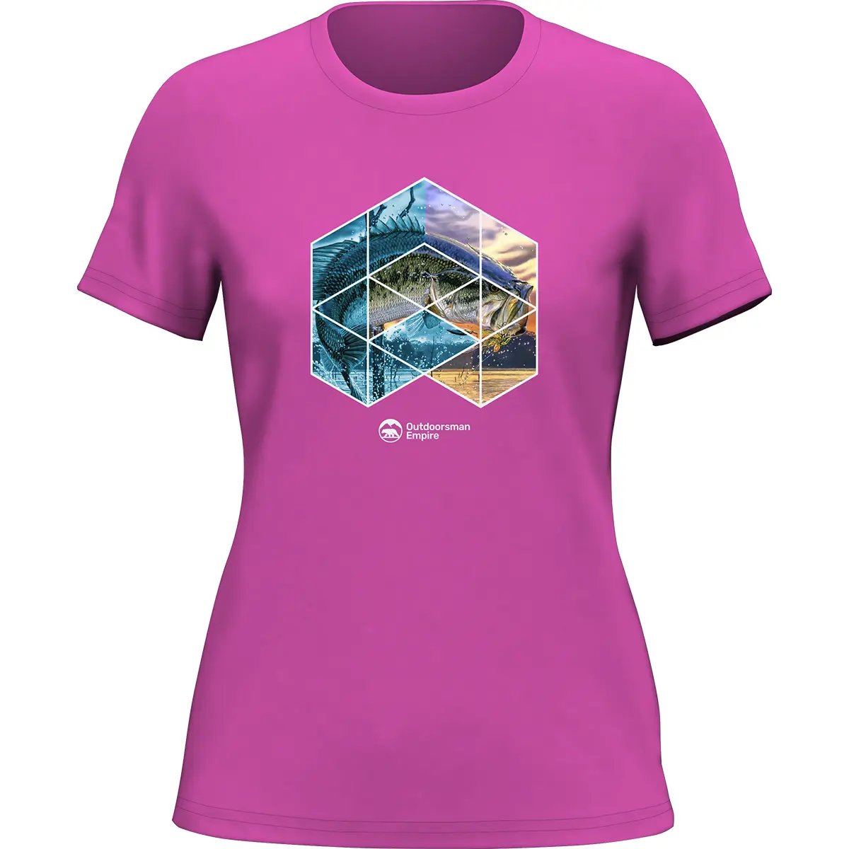 Fishing Geometry T-Shirt for Women