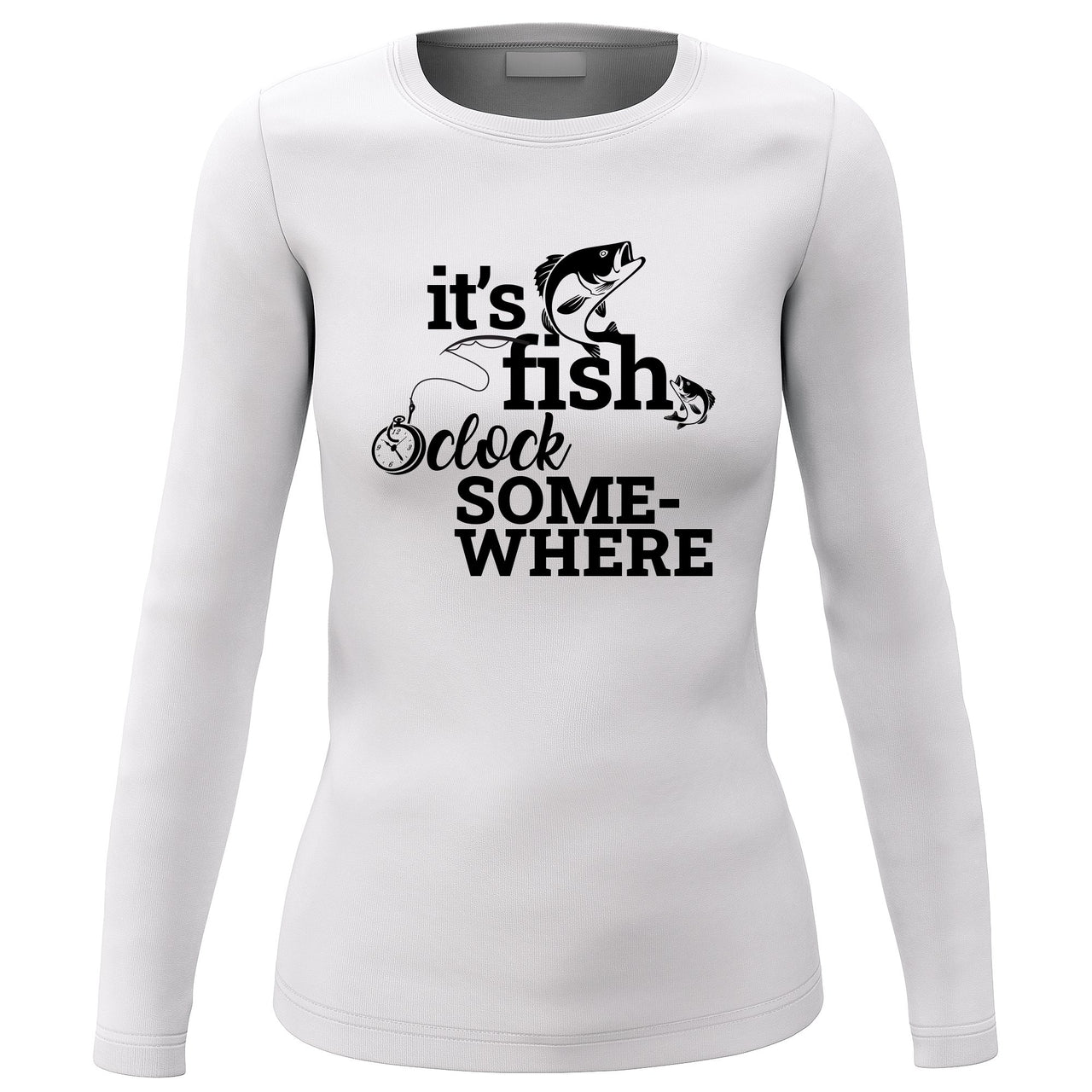 Its Fishing O'clock' Long Sleeve for Women