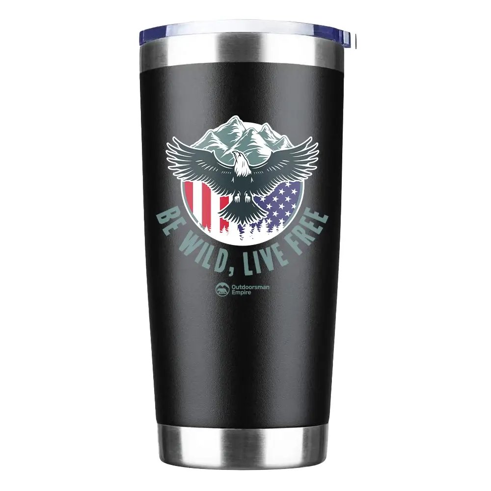 Be Wild Be Free 20oz Insulated Vacuum Sealed Tumbler