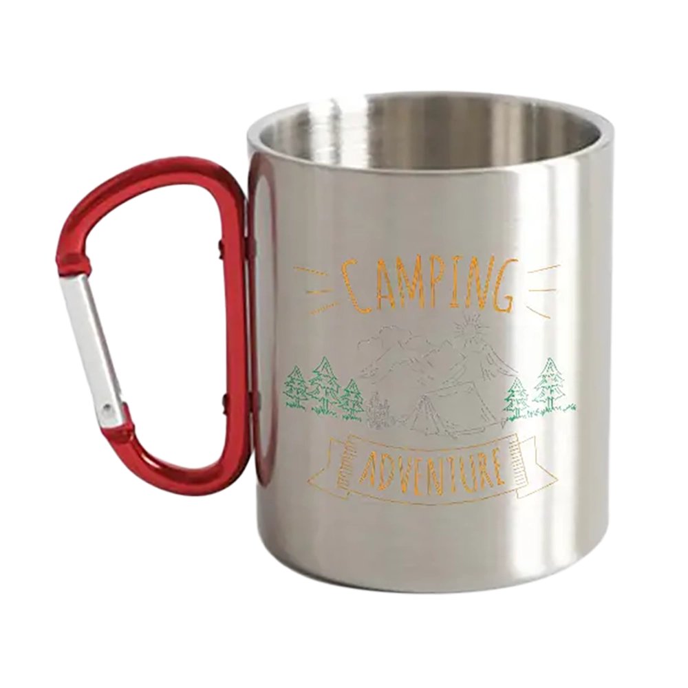 Camping Adventure Carabiner Mug 12oz