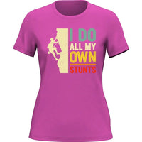 Thumbnail for Climbing I Do All My Own Stunts T-Shirt for Women