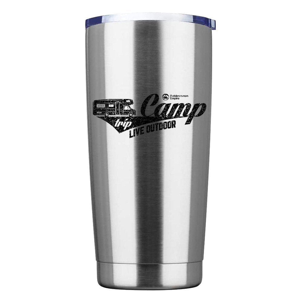 Camp Trip Live Outdoor 20oz Insulated Vacuum Sealed Tumbler