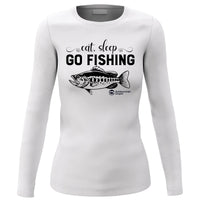 Thumbnail for Eat Sleep Go Fishing Women Long Sleeve Shirt