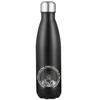Thumbnail for Cycling In The Morning Stainless Steel Water Bottle Black