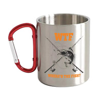 Thumbnail for WTF Where's The Fish Carabiner Mug 12oz