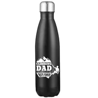 Thumbnail for Climbing Dad Stainless Steel Water Bottle Black