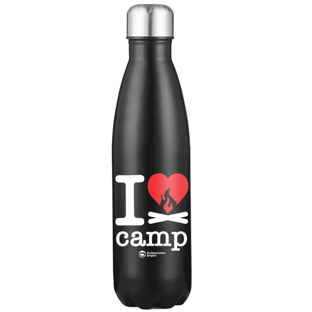 I Love Camp 17oz Stainless Water Bottle