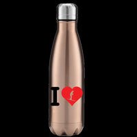 Thumbnail for I Love Skiing 17oz Stainless Water Bottle