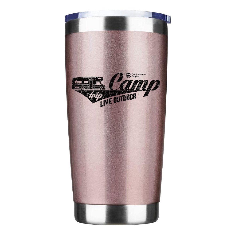 Camp Trip Live Outdoor 20oz Insulated Vacuum Sealed Tumbler