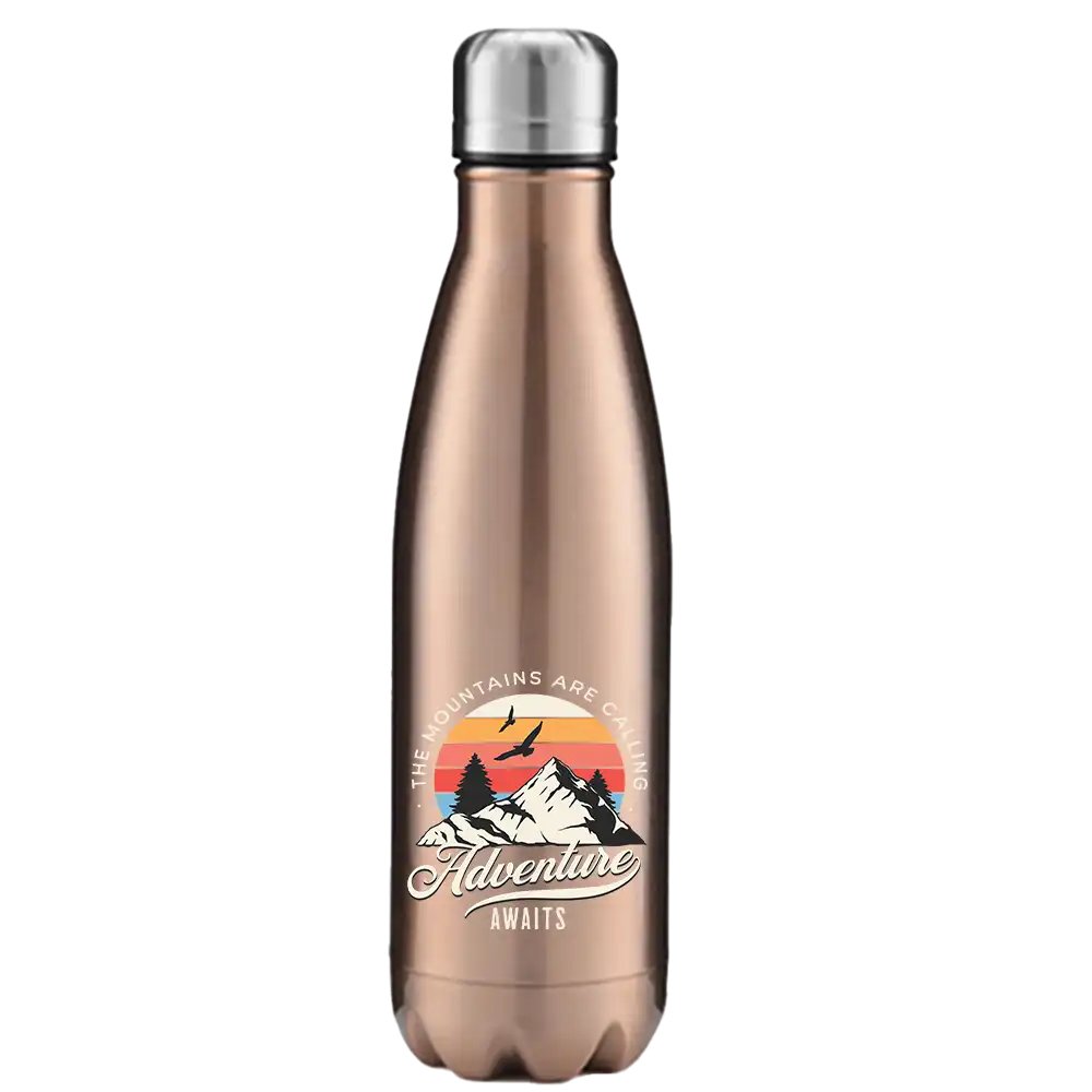 The Mountains Are Calling Stainless Steel Water Bottle