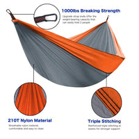 Thumbnail for Double/Single Portable Hammock Set