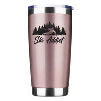 Thumbnail for Ski Addict 20oz Insulated Vacuum Sealed Tumbler