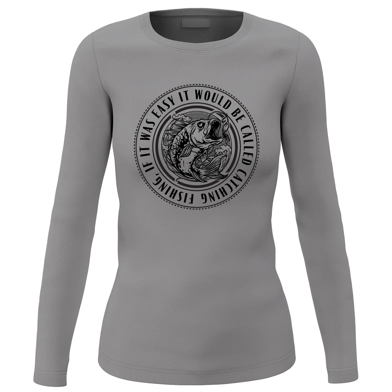 Catching Fishing' Women Long Sleeve Shirt