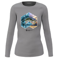 Thumbnail for Fishing Geometry' Women Long Sleeve Shirt