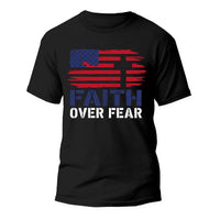 Thumbnail for Faith Over Fear Unisex T-shirt - Black