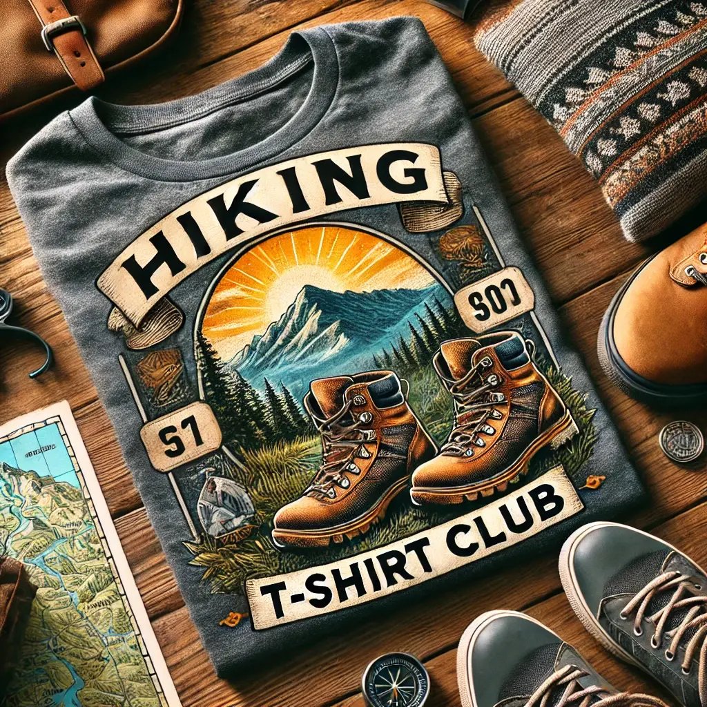 Hiking T-Shirt Club - Grey