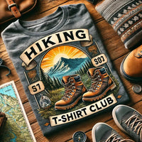 Thumbnail for Hiking T-Shirt Club - Grey