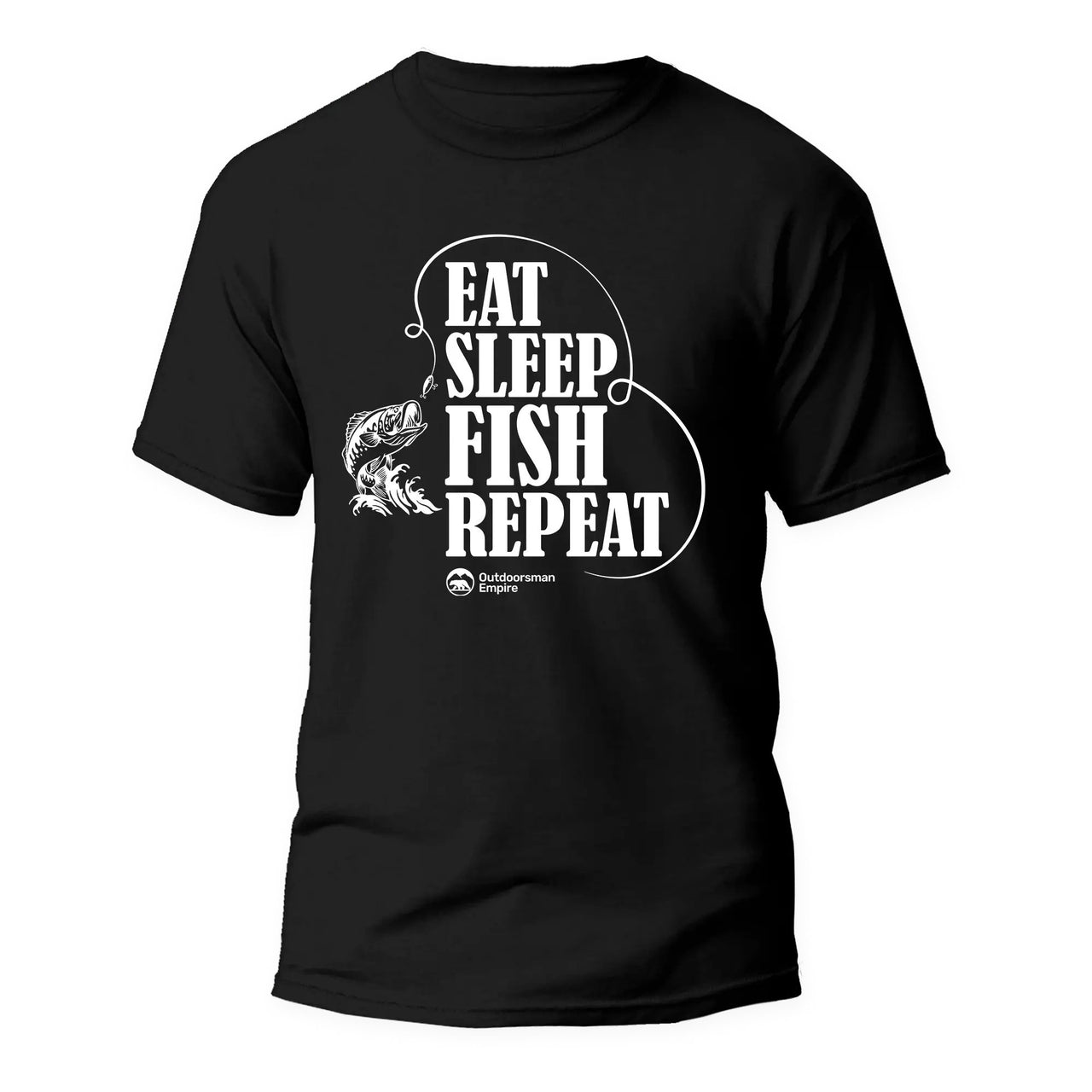 Eat Sleep Fish Repeat Man T-Shirt