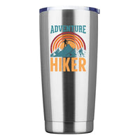 Thumbnail for Adventure Hiker 20oz Tumbler Silver