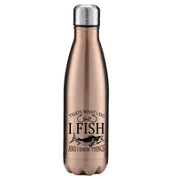 Thumbnail for I Fish And Know Things Stainless Steel Water Bottle