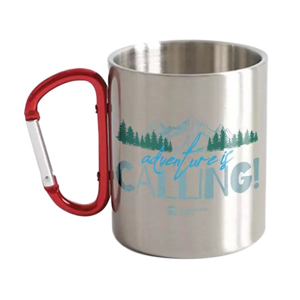 Adventure Camping Carabiner Mug 12oz