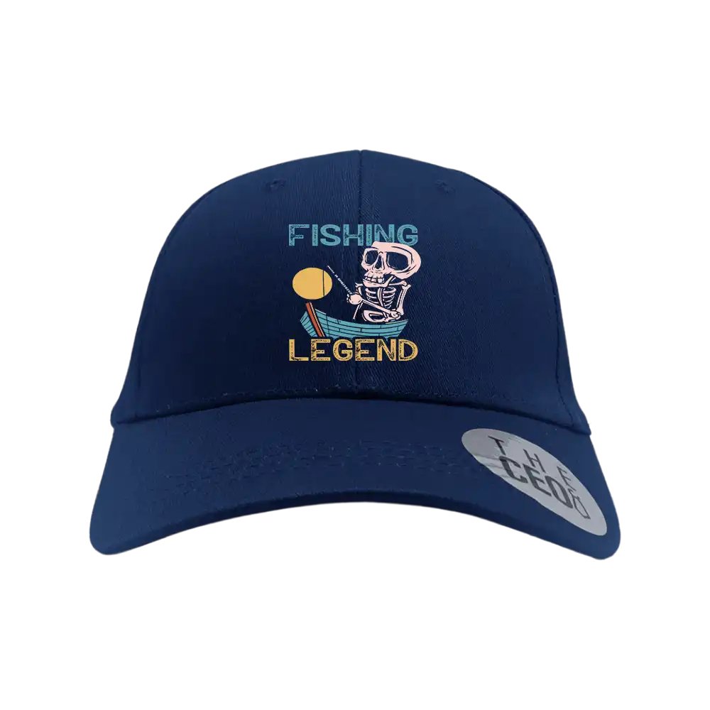 Fishing Legend Embroidered Baseball Hat