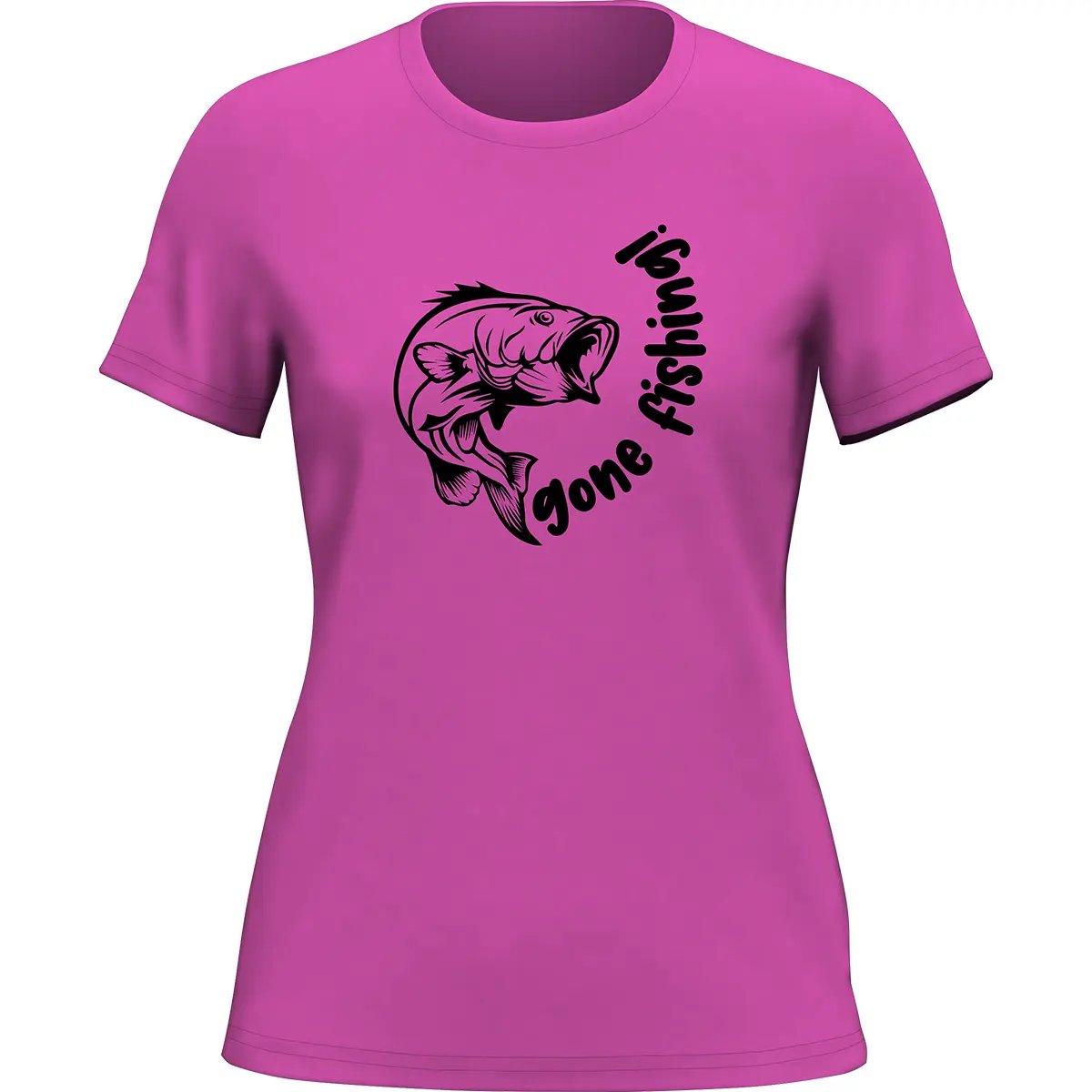 Gone Fishing v1 T-Shirt for Women