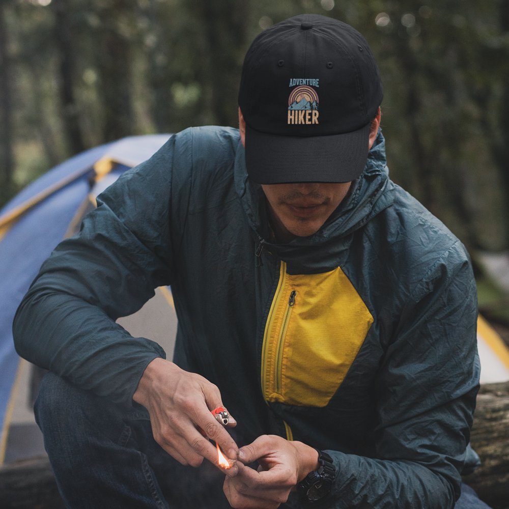 Adventure Hiker Embroidered Baseball Hat