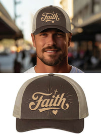 Thumbnail for Faith Embroidered Unisex Trucker Hat