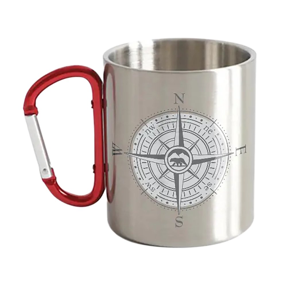 Compass Camping Carabiner Mug 12oz