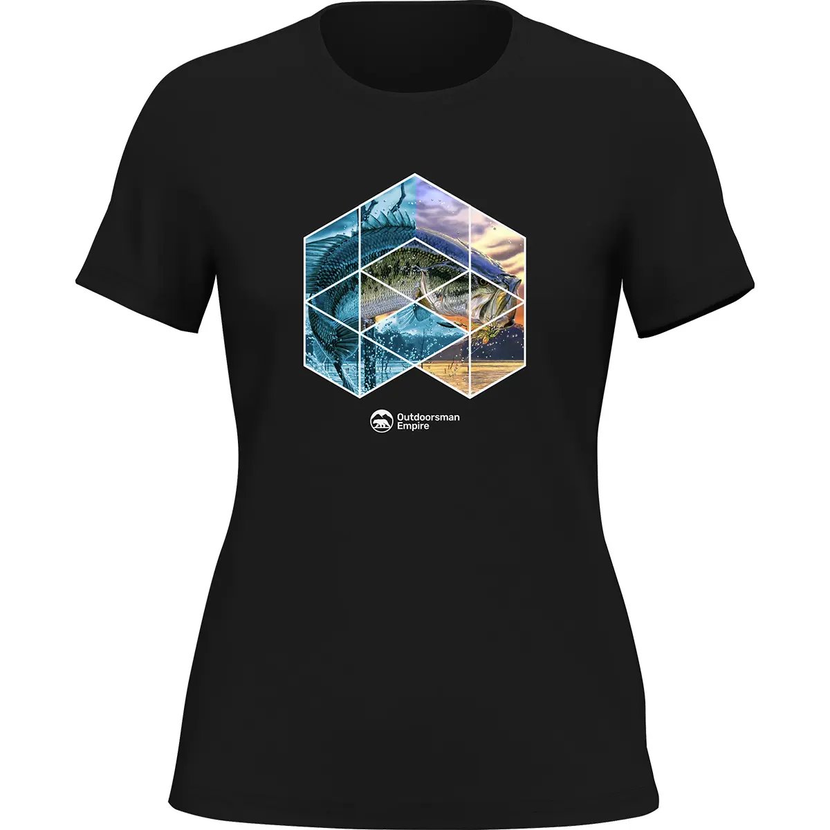 Fishing Geometry T-Shirt for Women