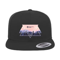 Thumbnail for Camping Triangles Printed Flat Bill Cap