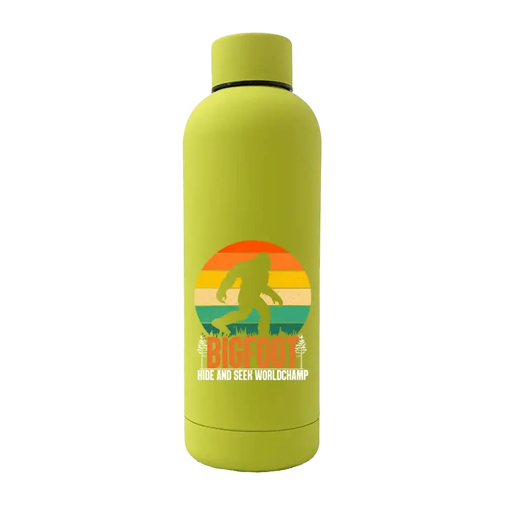 Bigfoot Hide And Seek 17oz Stainless Rubberized Water Bottle
