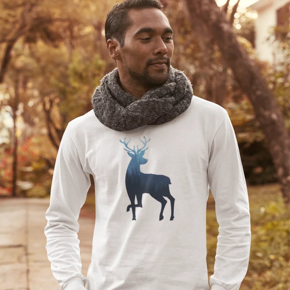 Deer Color 2 Men Long Sleeve