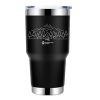 Thumbnail for Camping Triangles 2 30oz Tumbler Black