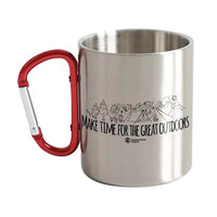 Thumbnail for Make Time For Great Stainless Steel Double Wall Carabiner Mug 12oz