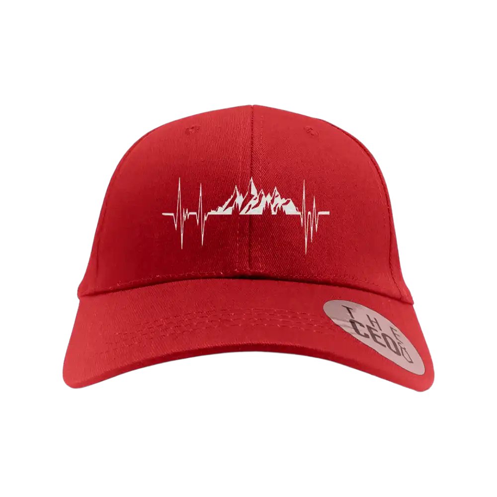 Heartbeat V2 Embroidered Baseball Hat